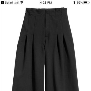 H&M WIDE LEG TROUSERS size 2